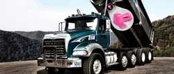 Martin Engineering has manufactured a special series of its Cougar® brand DC truck vibrators in the traditional pink color.